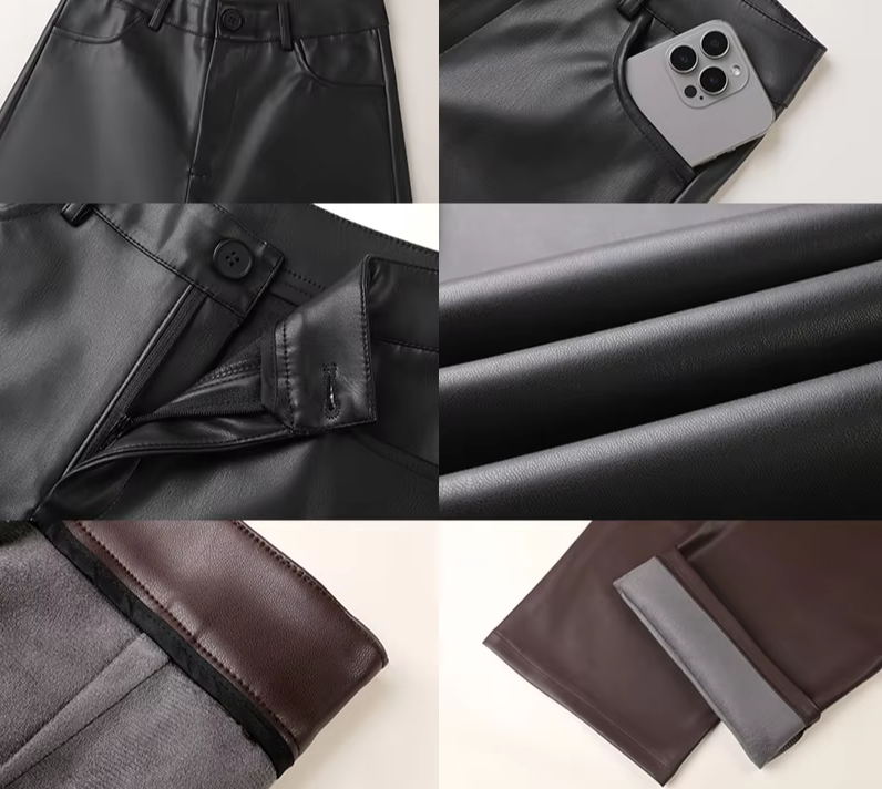 Warm Leather Pants