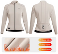 Winter Fleece Women's Cycling Top with 3 Pockets