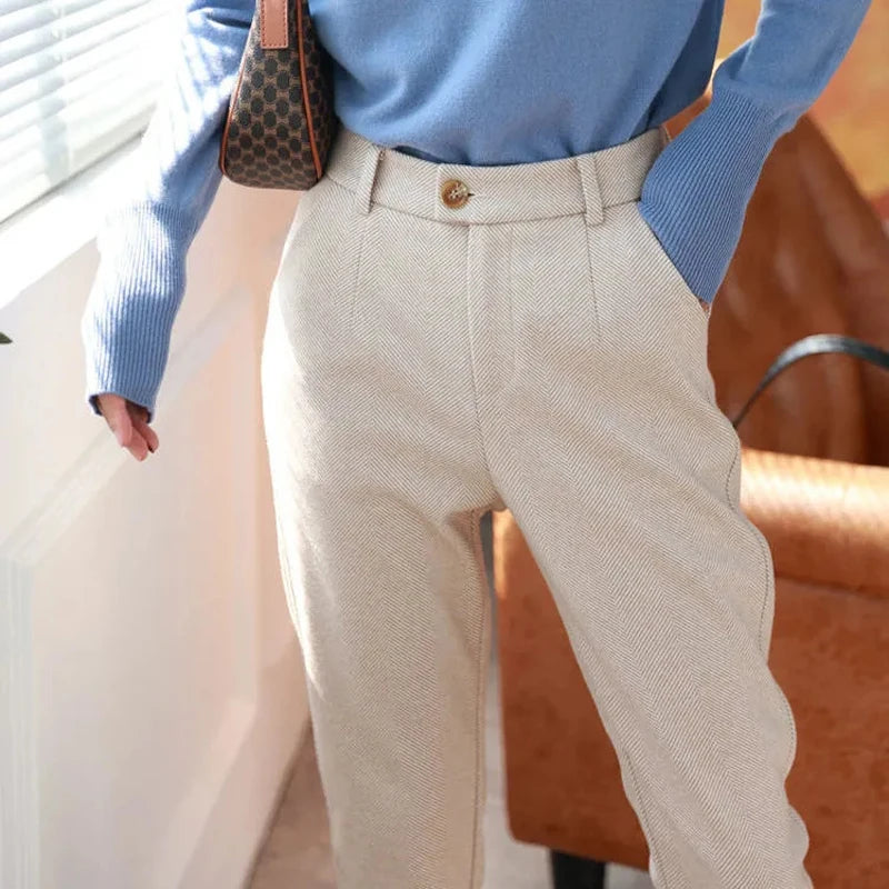 Woolen Women Trousers