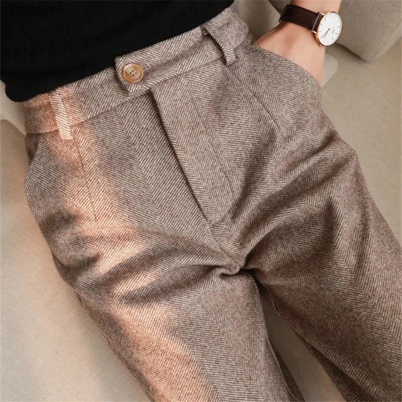 Woolen Women Trousers