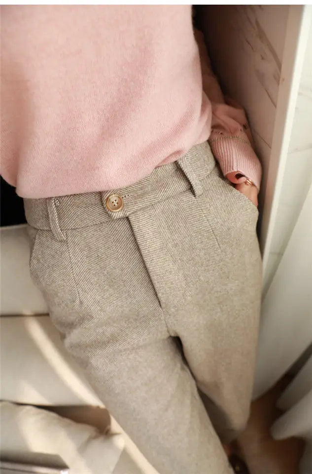 Woolen Women Trousers