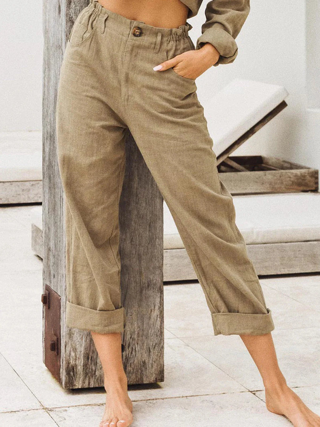 Linen Blend Pants
