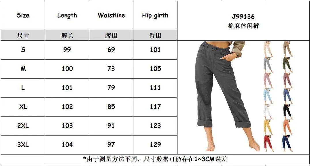 Linen Blend Pants