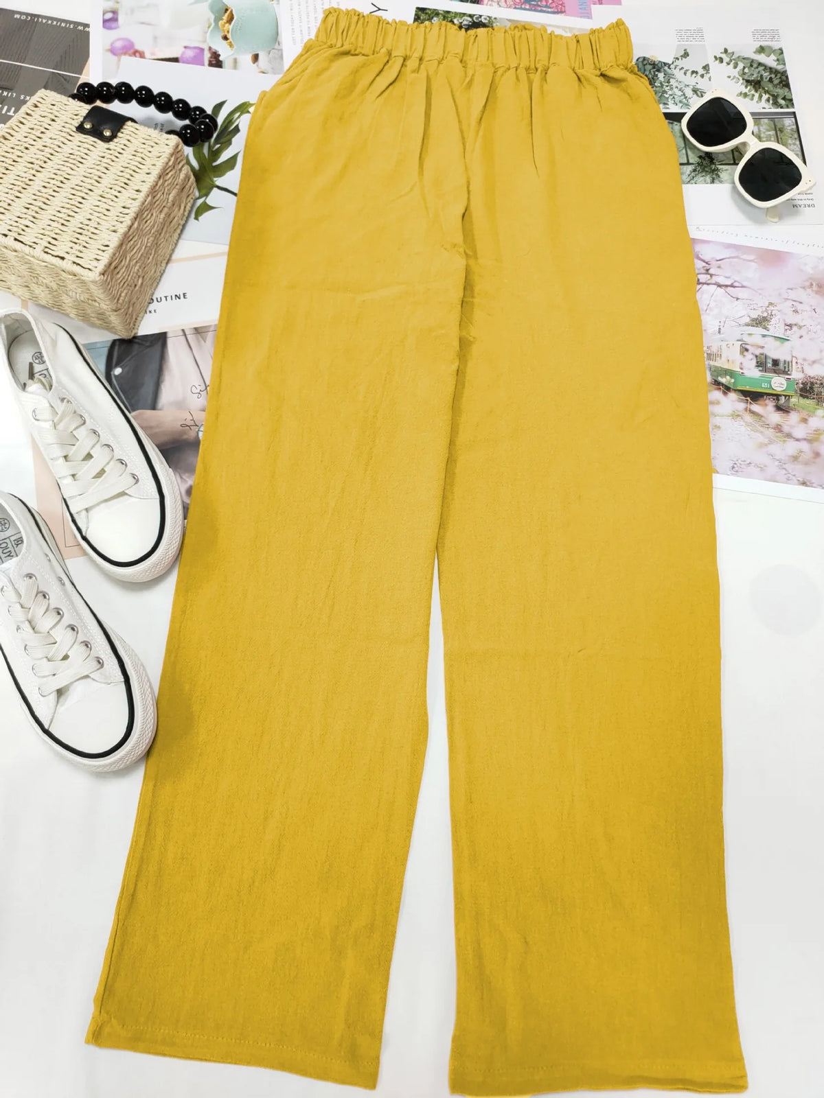 Linen Blend Pants