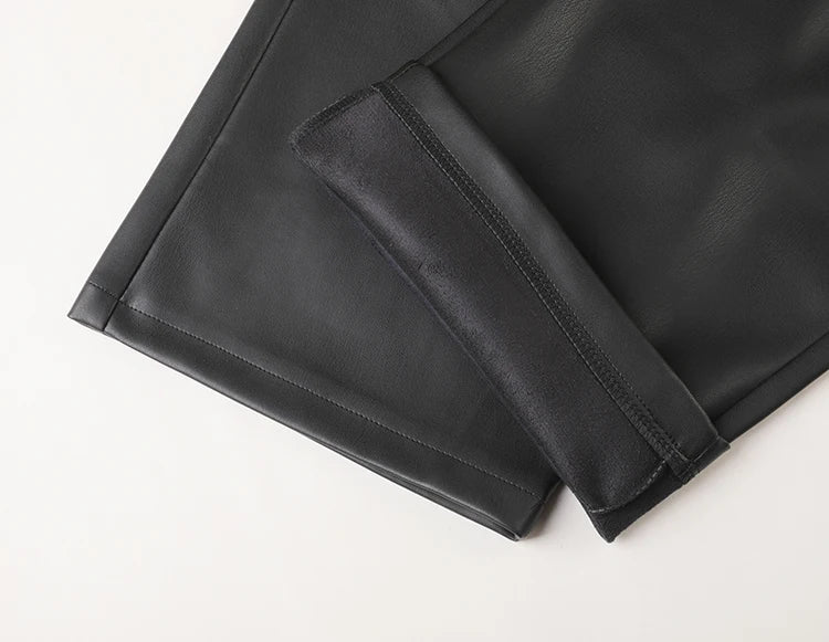 Warm Leather Pants