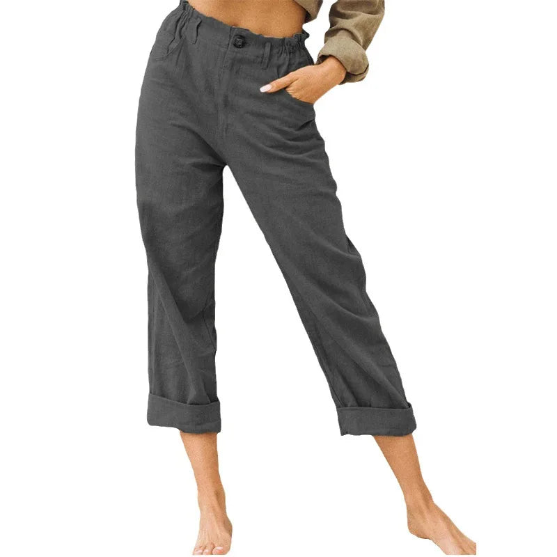 Linen Blend Pants