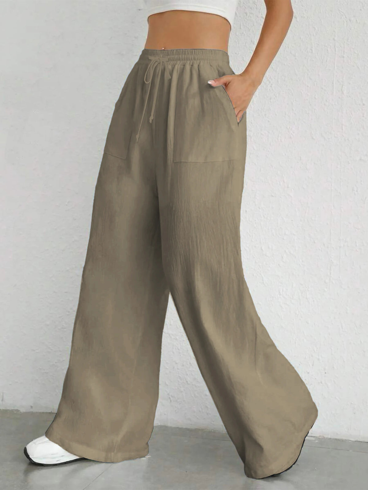 loose linen pants