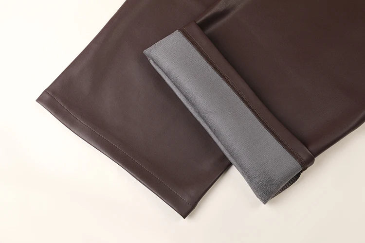Warm Leather Pants