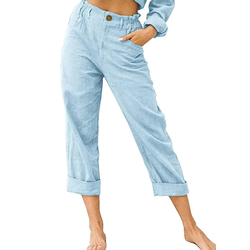 Linen Blend Pants