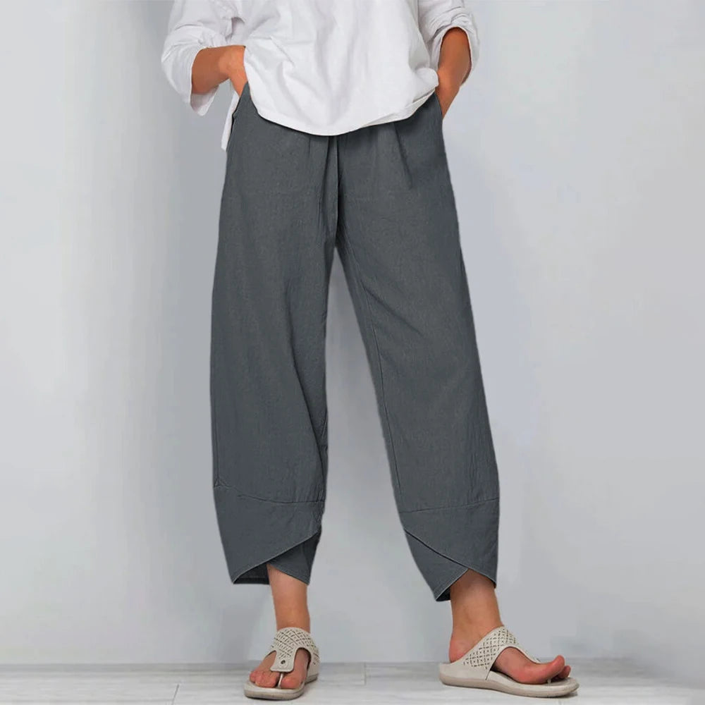 Women Cotton Linen Pants