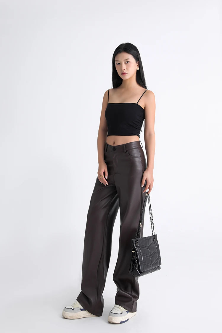 Warm Leather Pants