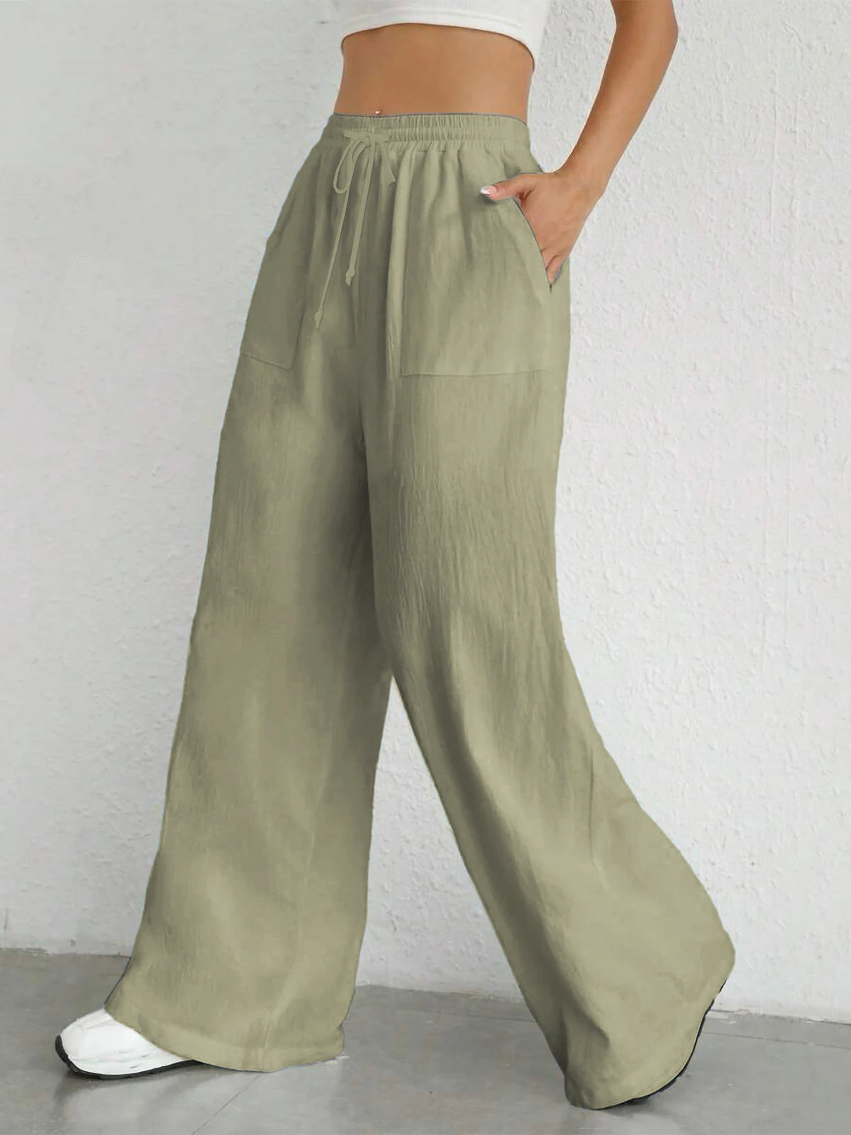 loose linen pants