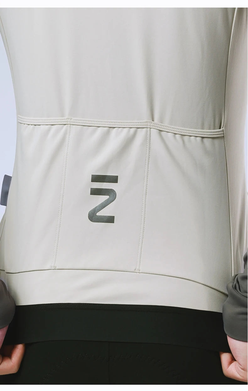 Winter Fleece Women's Cycling Top with 3 Pockets