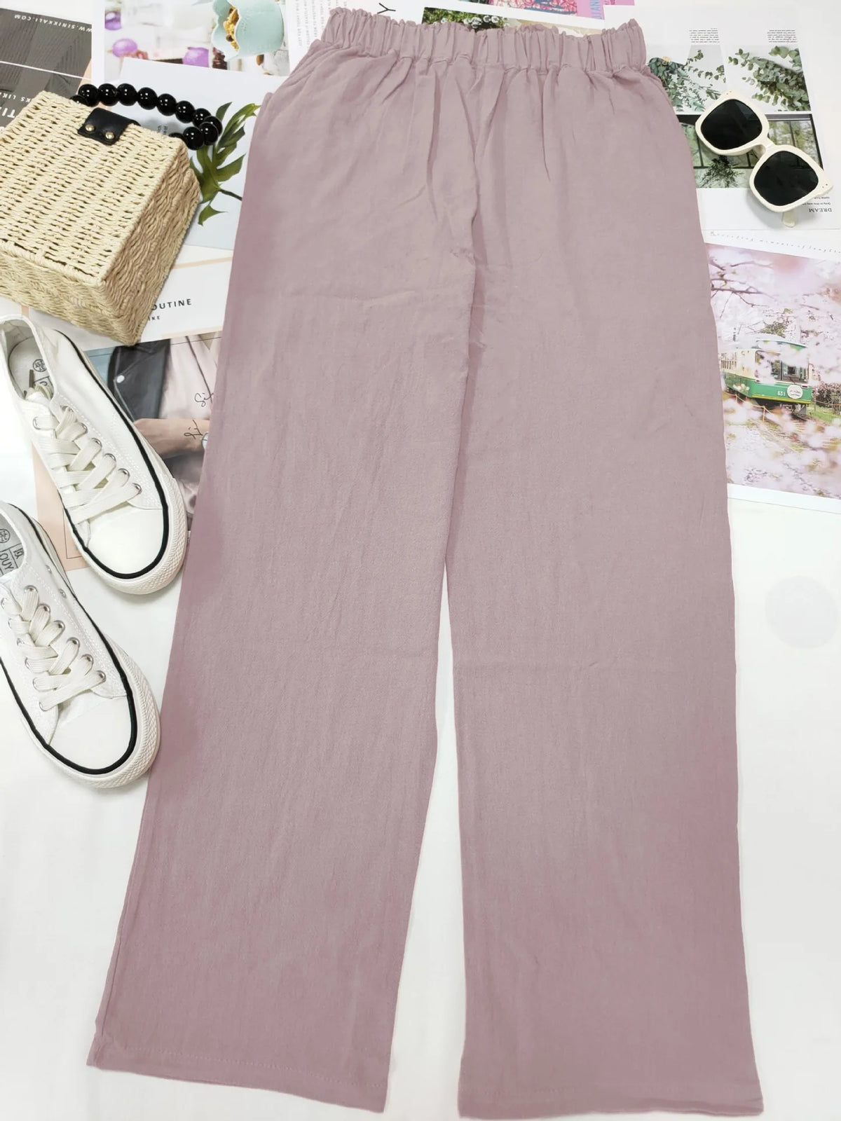Linen Blend Pants