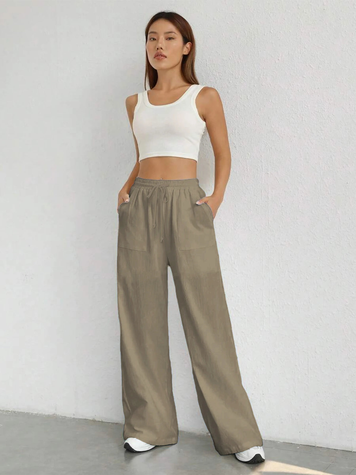 loose linen pants