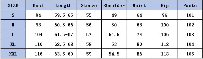A set designed with a smooth long‑sleeved top
