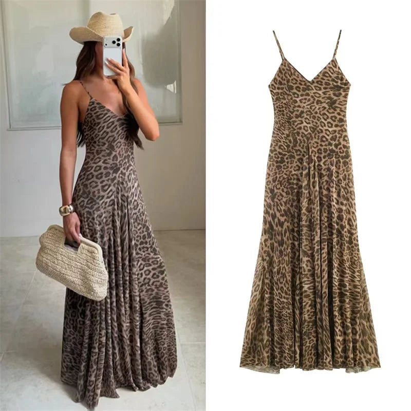 Summer Leopard Dress
