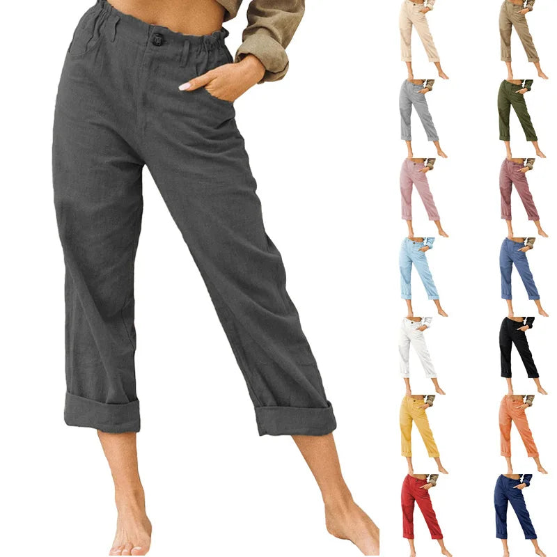 Linen Blend Pants